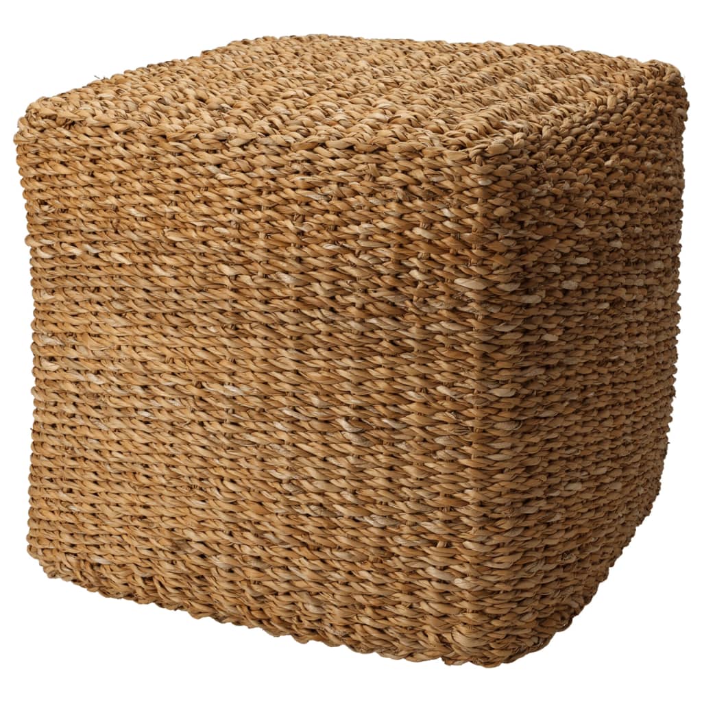 Pouf Quadratisch Natur 40x40x38 cm Seegras