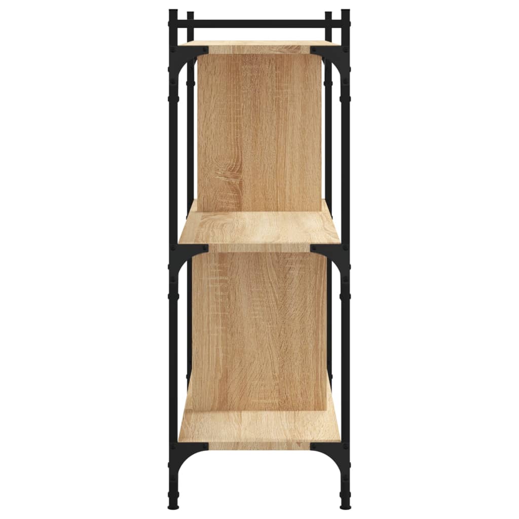 Bücherregal 3 Böden Sonoma-Eiche 76x32x88 cm Holzwerkstoff