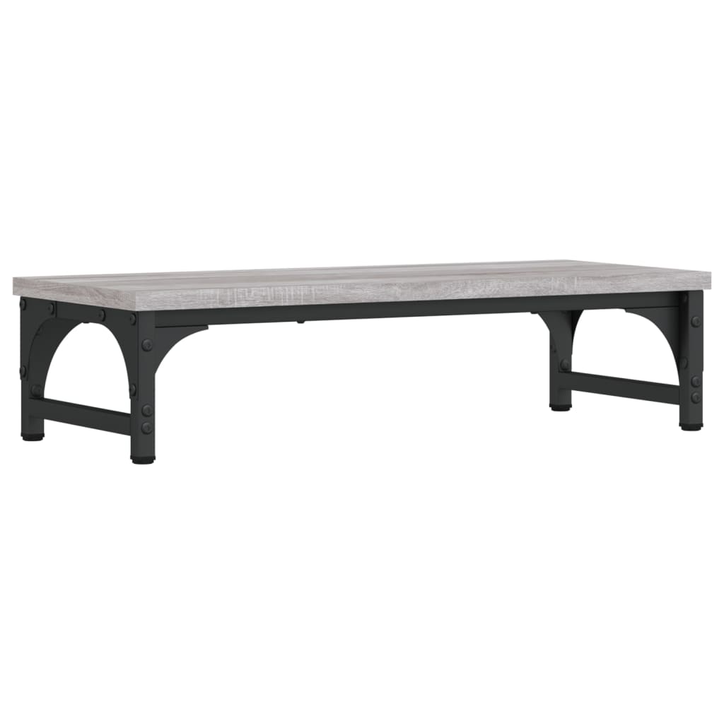 Monitor Stand Gray Sonoma 55x23x14 cm Wood Material