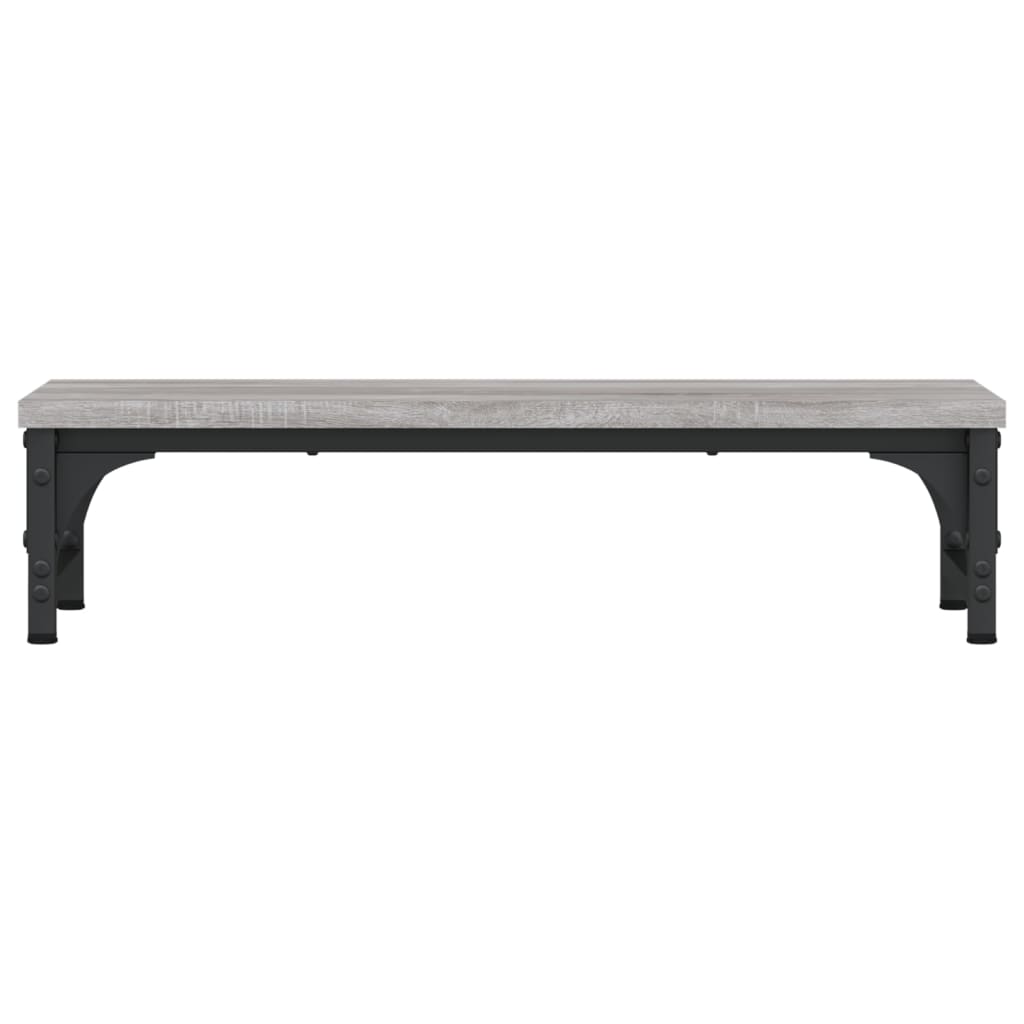 Monitor Stand Gray Sonoma 55x23x14 cm Wood Material