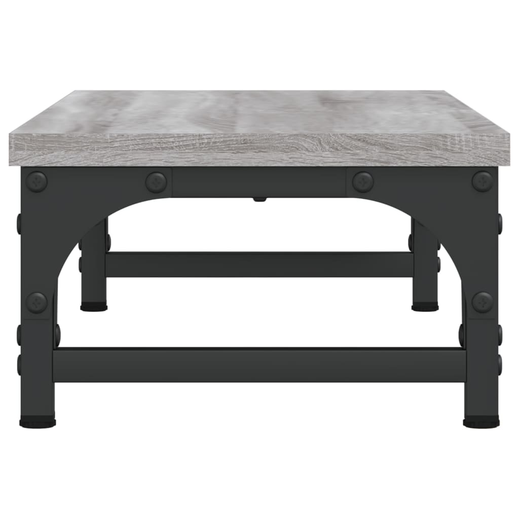 Monitor Stand Gray Sonoma 55x23x14 cm Wood Material