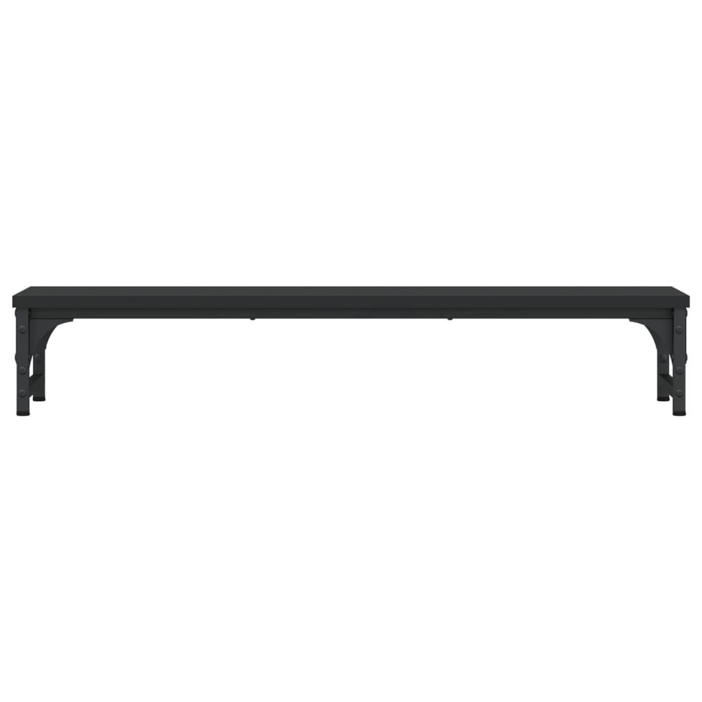 Monitor Stand Black 85x23x15.5 cm Wood Material