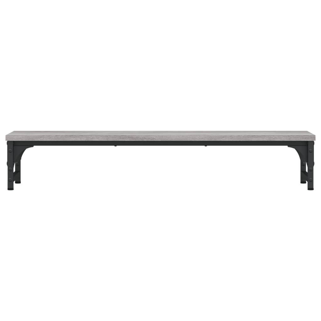 Monitor Stand Gray Sonoma 85x23x15.5 cm Wood Material