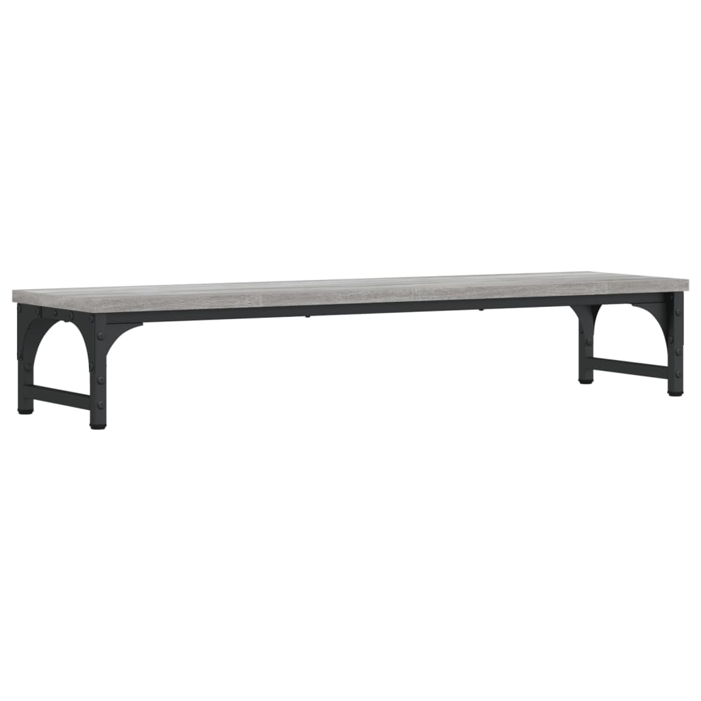 Monitor Stand Gray Sonoma 85x23x15.5 cm Wood Material