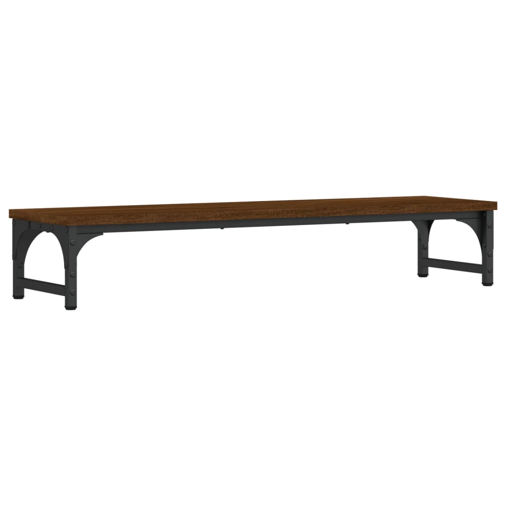 Monitor Stand Brown Oak Look 85x23x15.5 cm Wood Material