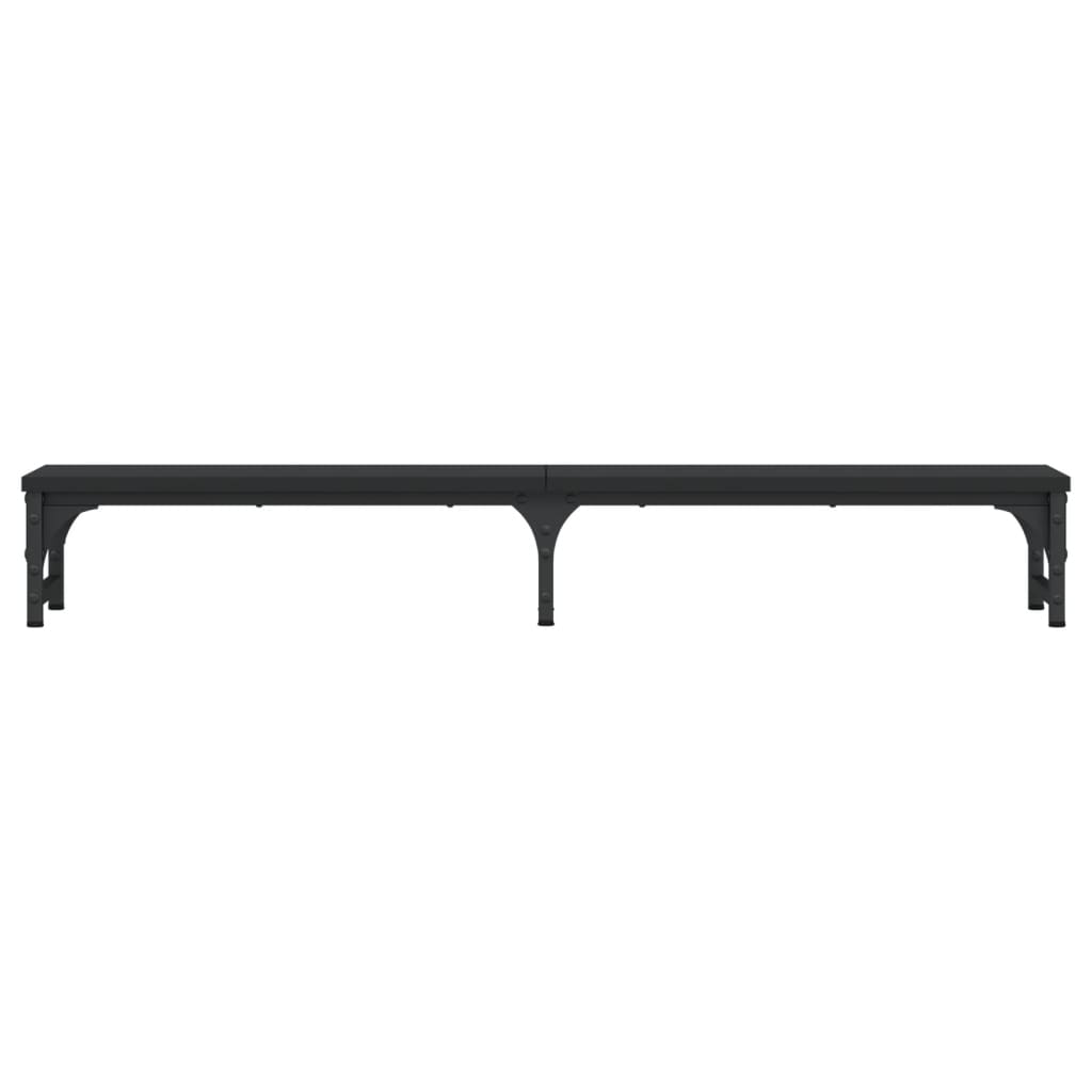 Monitor Stand Black 105x23x15.5 cm Wood Material