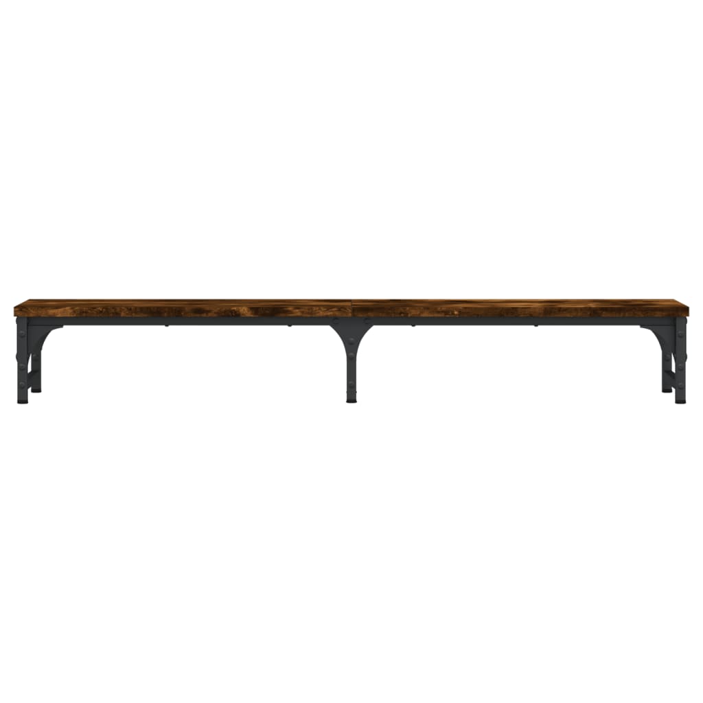 Monitor stand smoked oak 105x23x15.5 cm wood material