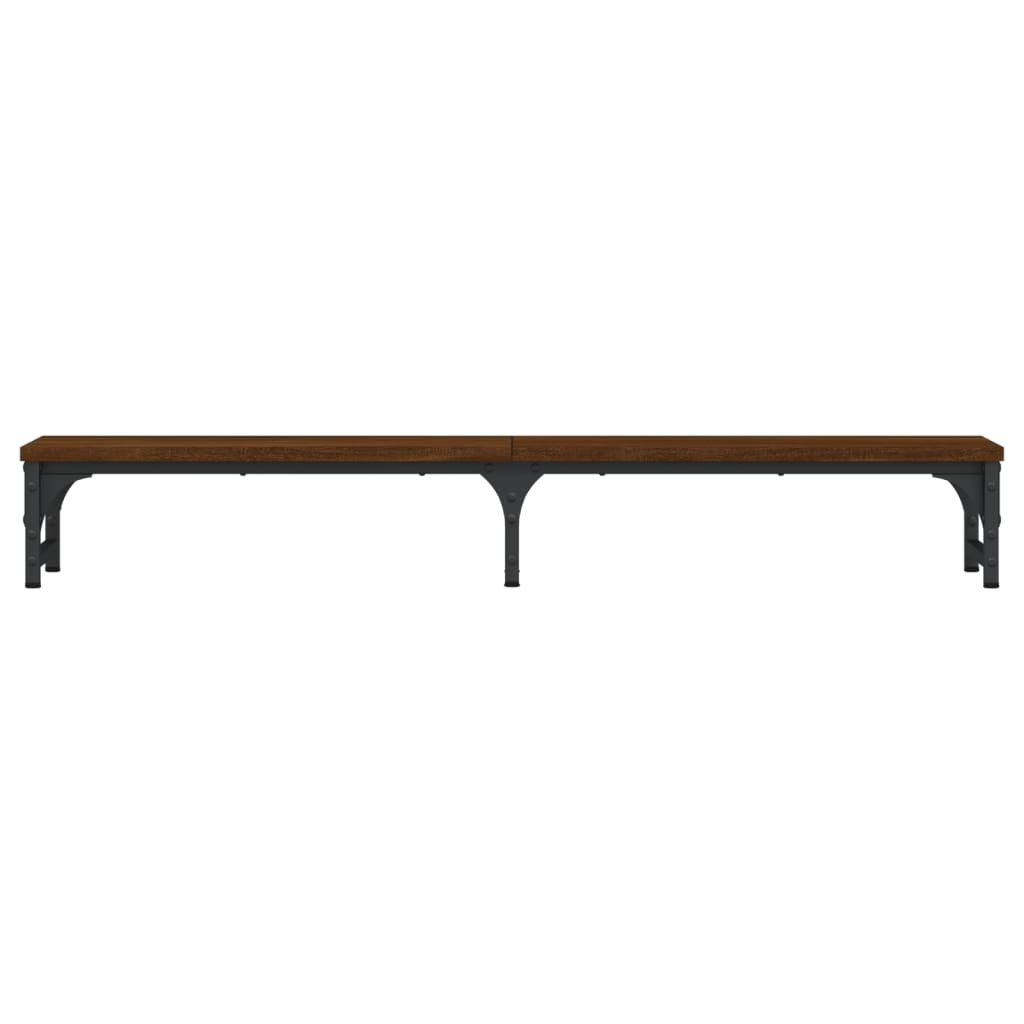 Monitor Stand Brown Oak Look 105x23x15.5 cm Wood Material