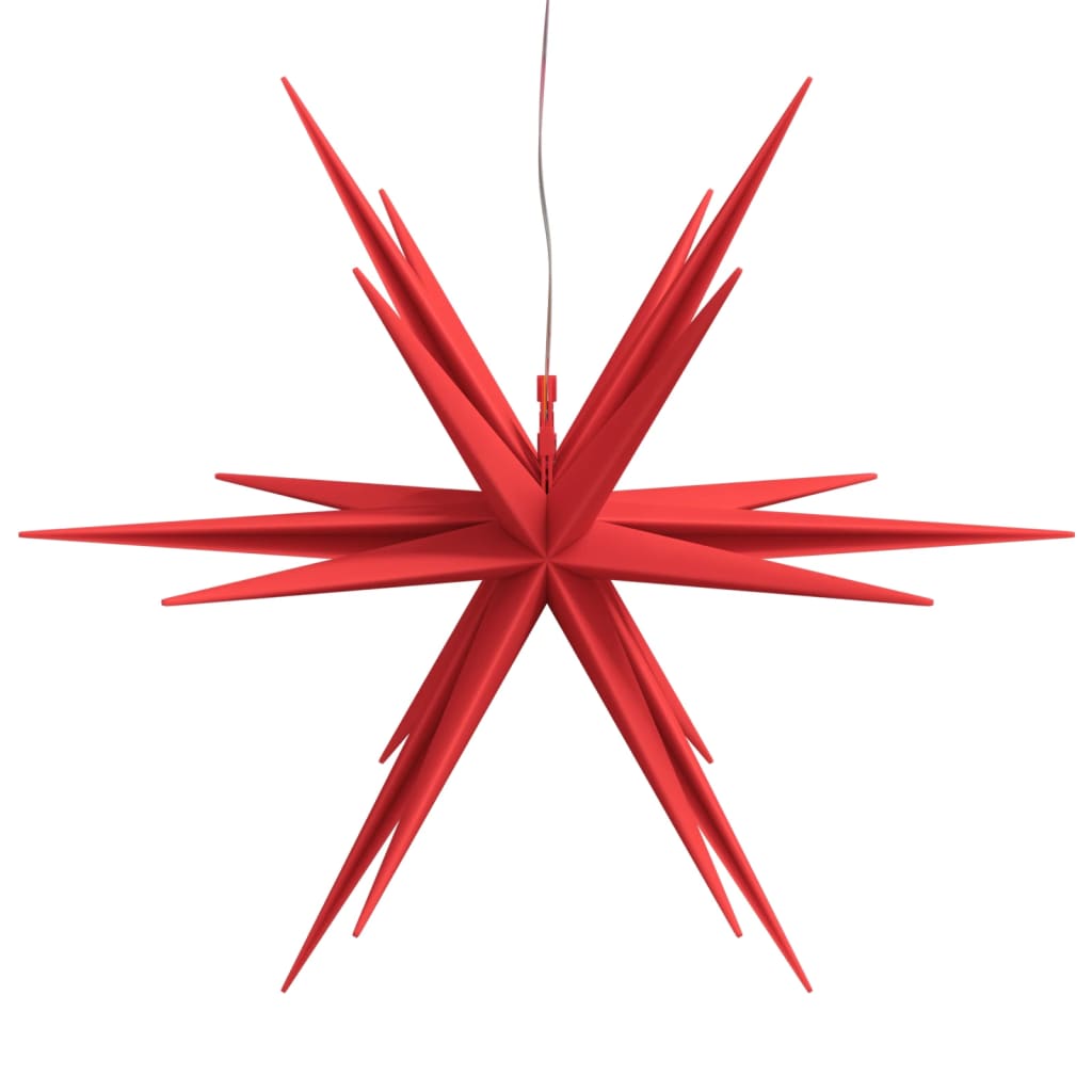 LED Christmas Star Foldable Red 43 cm