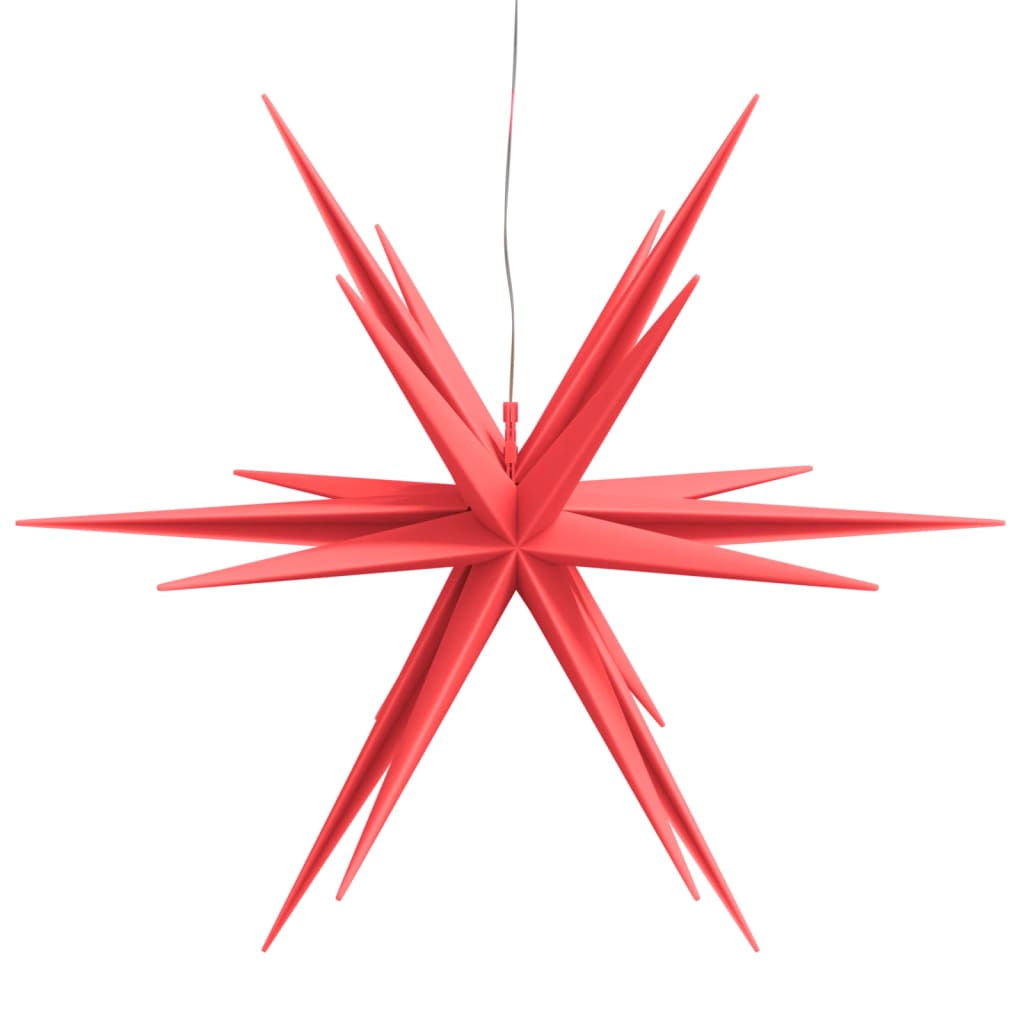 LED Christmas Star Foldable Red 57 cm