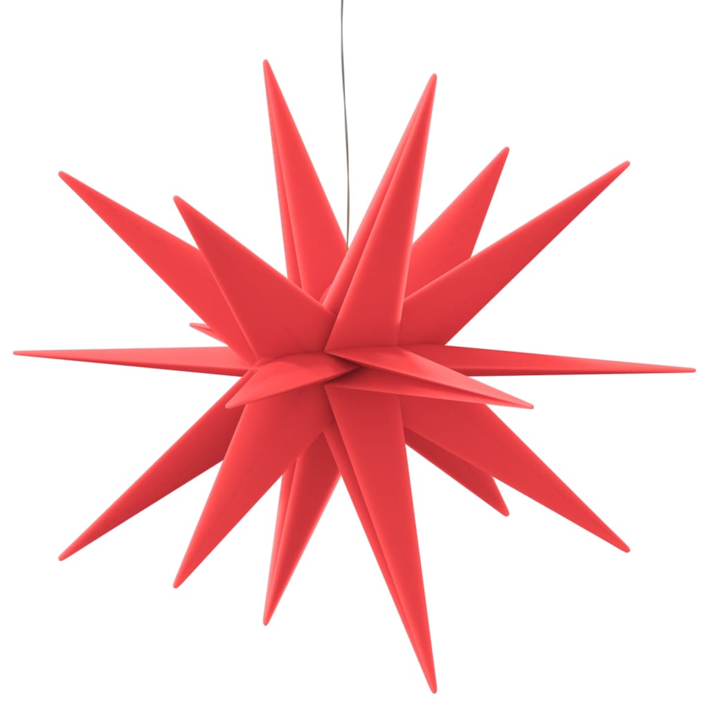 LED Christmas Star Foldable Red 57 cm