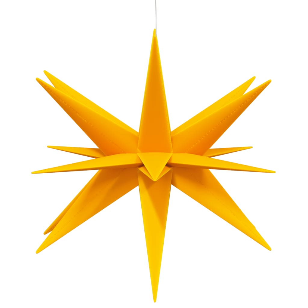 LED Christmas Star Foldable Yellow 57 cm