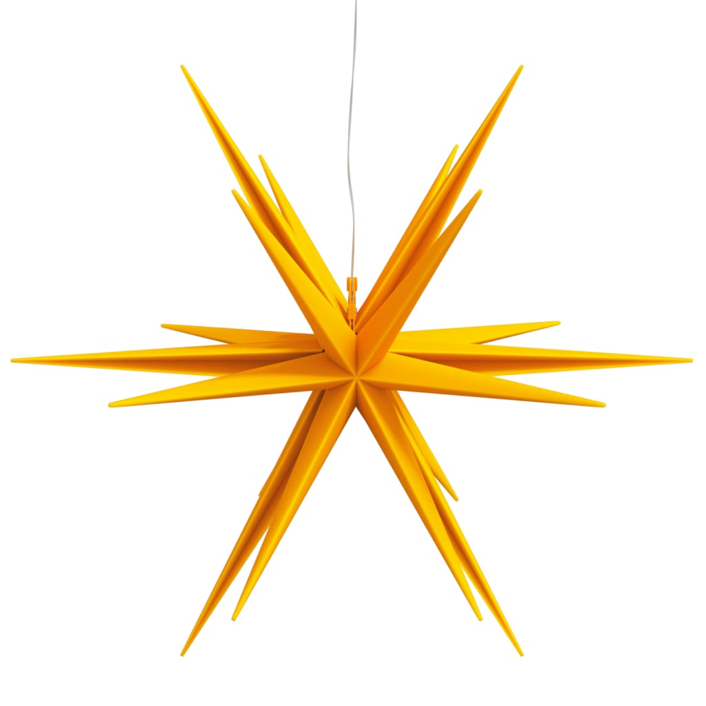 LED Christmas Star Foldable Yellow 57 cm