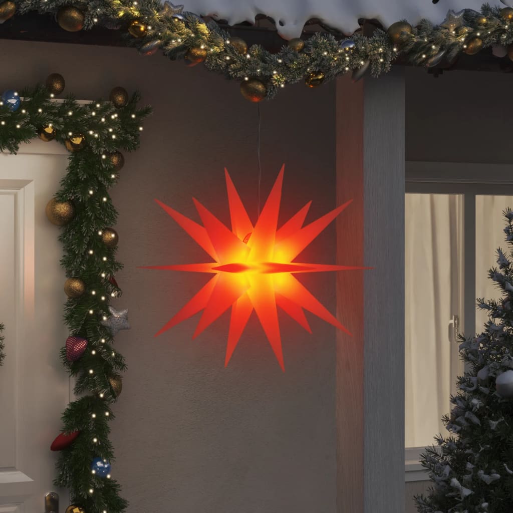 LED Christmas Star Foldable Red 100 cm