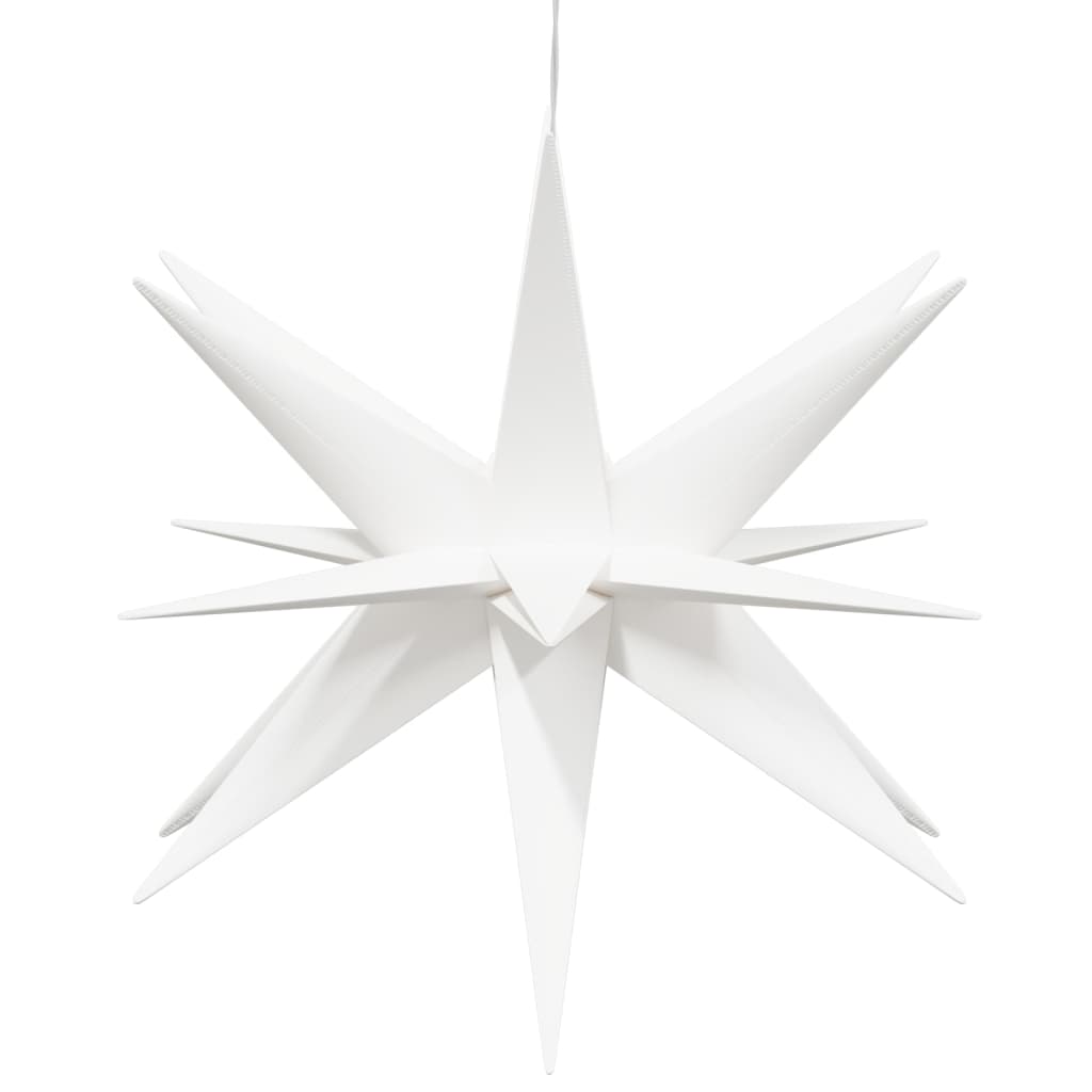 LED Christmas Stars 3 pcs. Foldable White