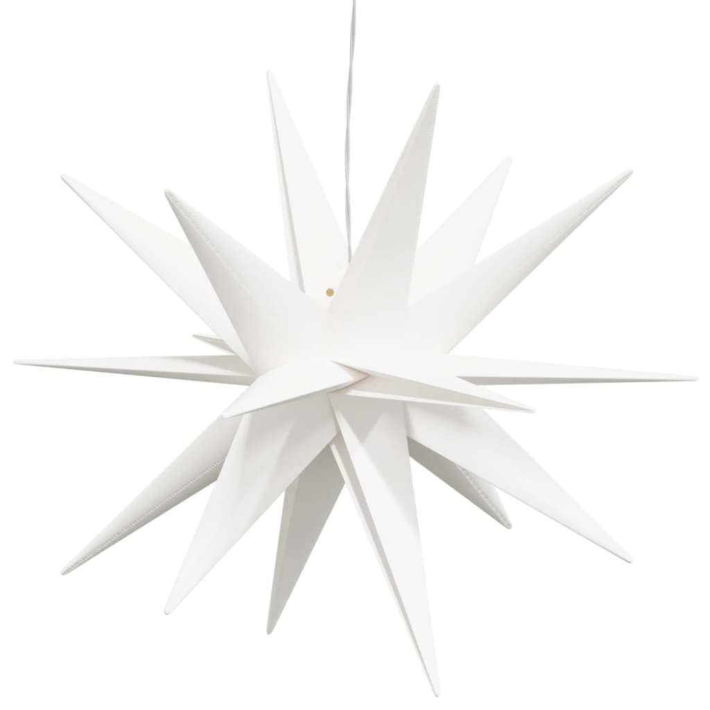 LED Christmas Stars 3 pcs. Foldable White