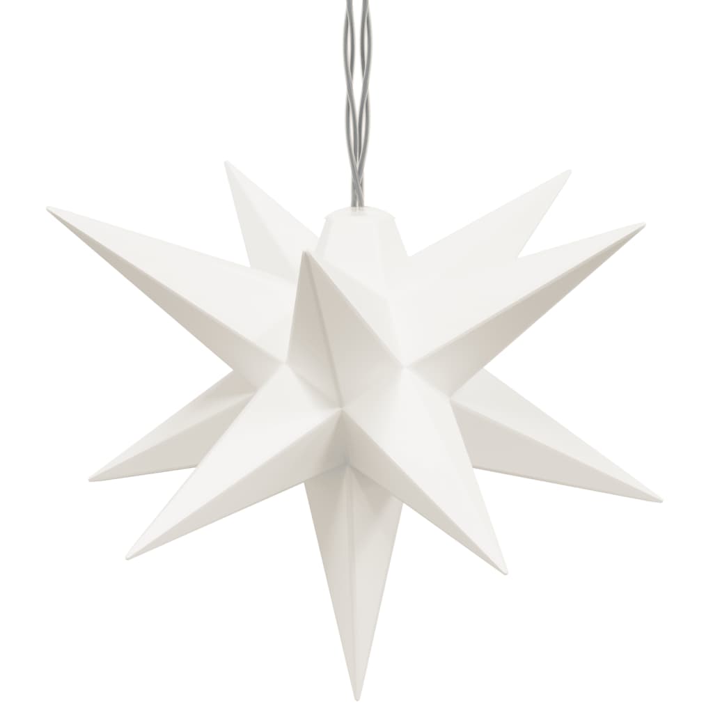 LED Christmas star with 10 LEDs white 10 cm