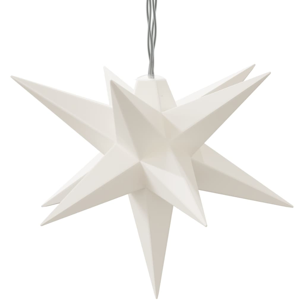 LED Christmas star with 10 LEDs white 10 cm