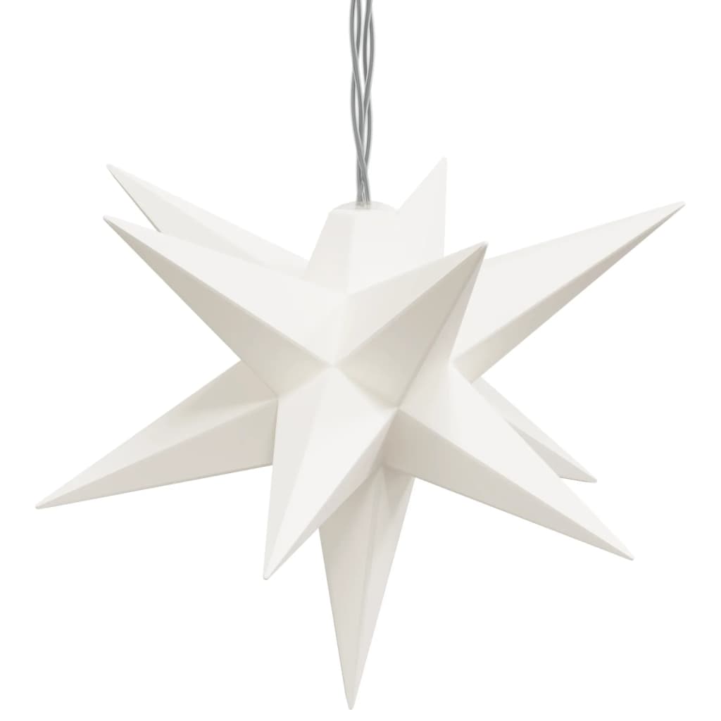 LED Christmas star with 10 LEDs white 10 cm