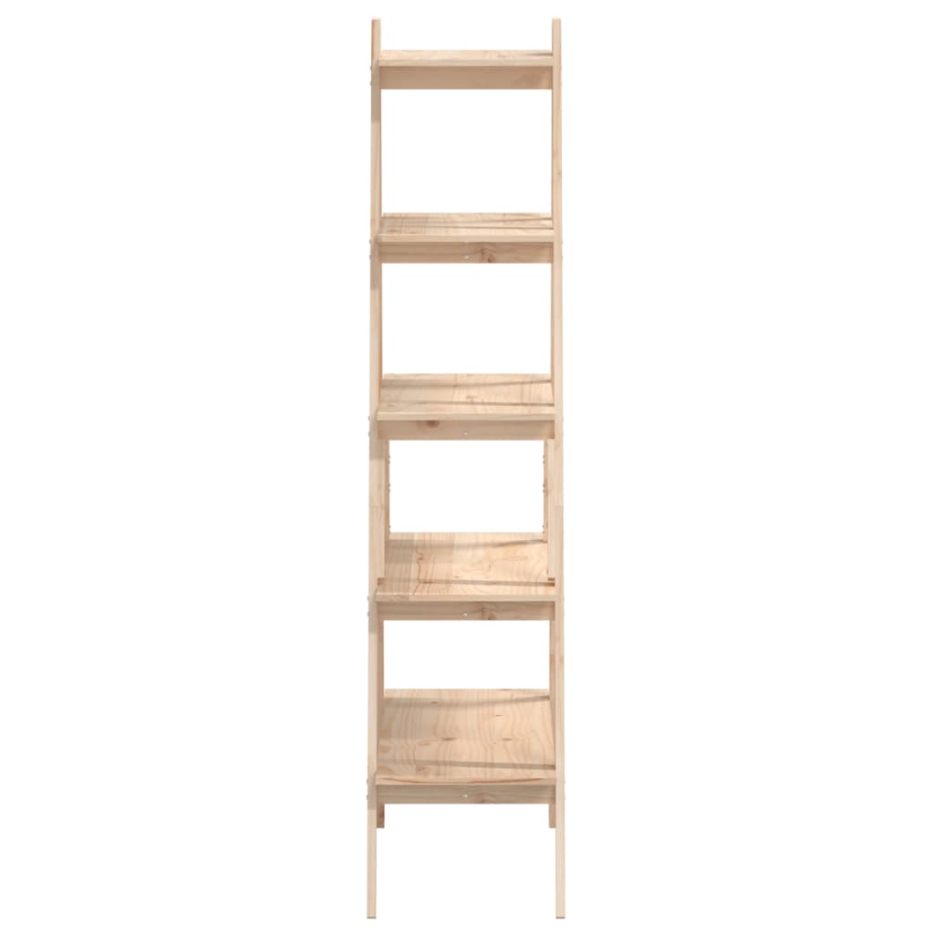 Shelf with 5 shelves A-shape 110x40x180.5 cm solid pine