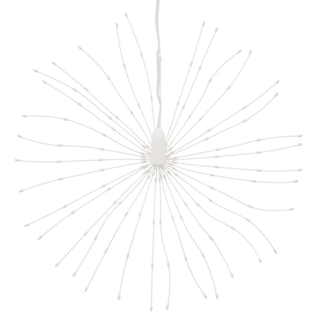 Weihnachtsbeleuchtungen Feuerwerk 4 Stk. 140 LEDs Warmweiß 17cm