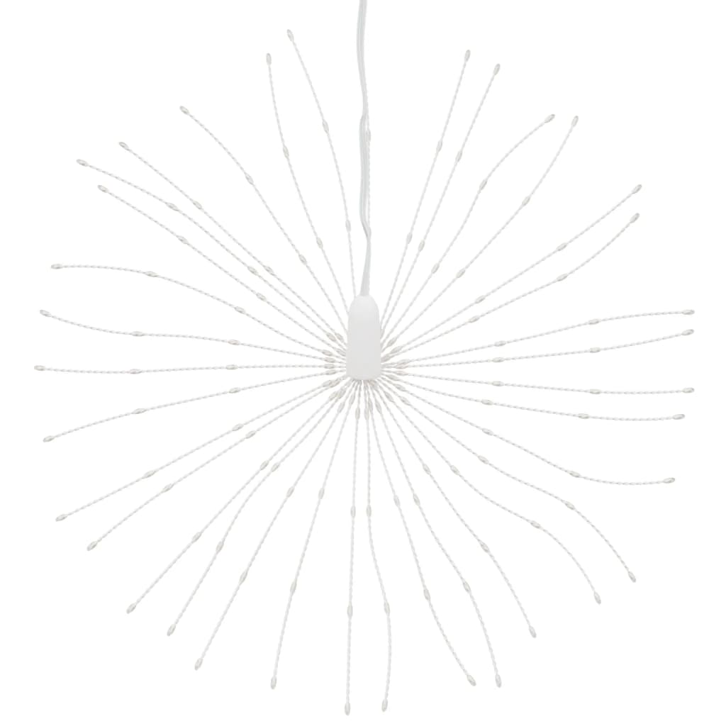 Weihnachtsbeleuchtungen Feuerwerk 4 Stk. 140 LEDs Kaltweiß 17cm