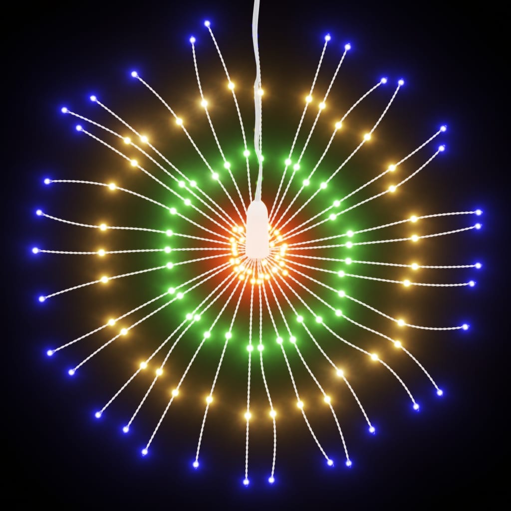 Weihnachtsbeleuchtung Feuerwerk 140 LEDs Mehrfarbig 17 cm