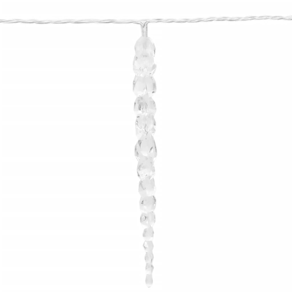 Icicle Fairy Lights 100 LEDs Warm White 10 m Acrylic PVC