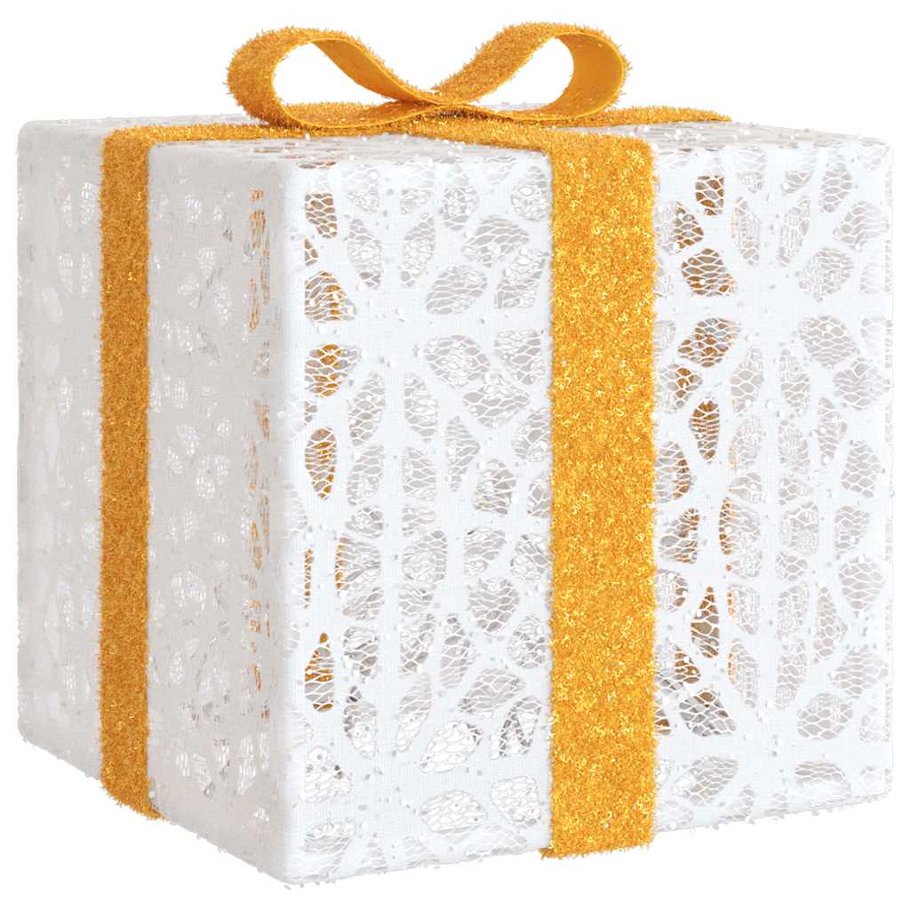 Illuminated Gift Boxes 3 pcs. 64 LEDs Warm White