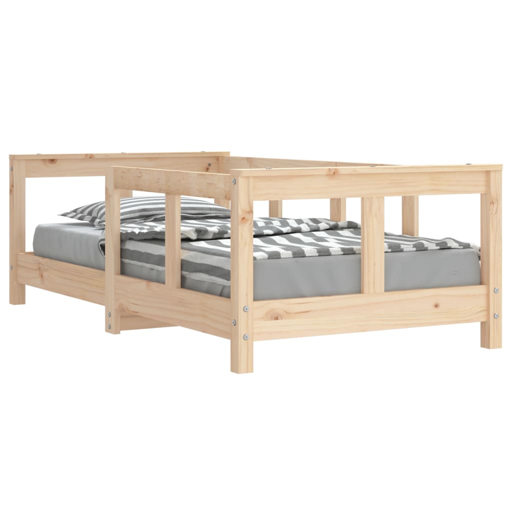 Children's bed 70x140 cm solid pine wood