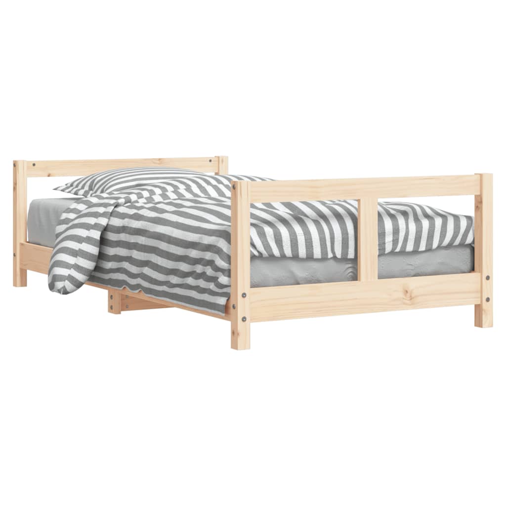 Children's bed 80x160 cm solid pine wood