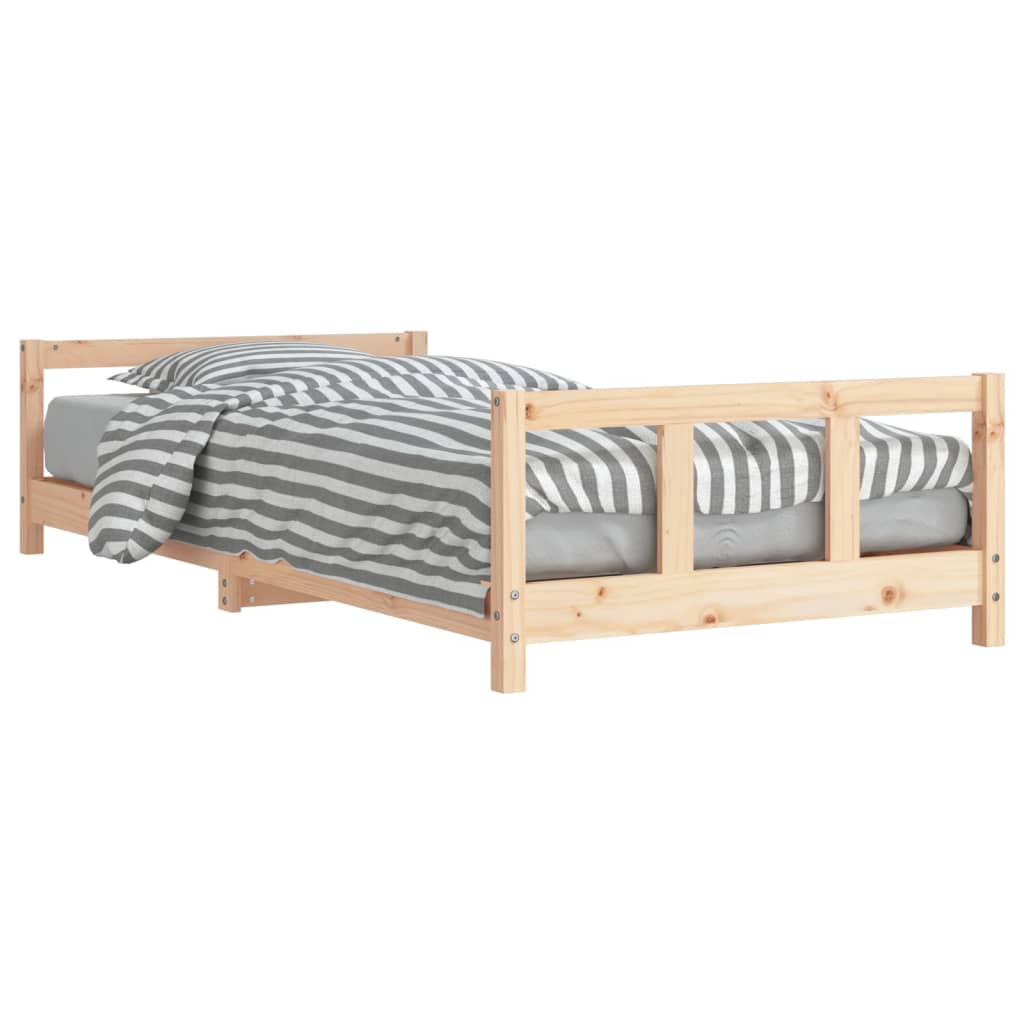 Children's bed 90x190 cm solid pine wood