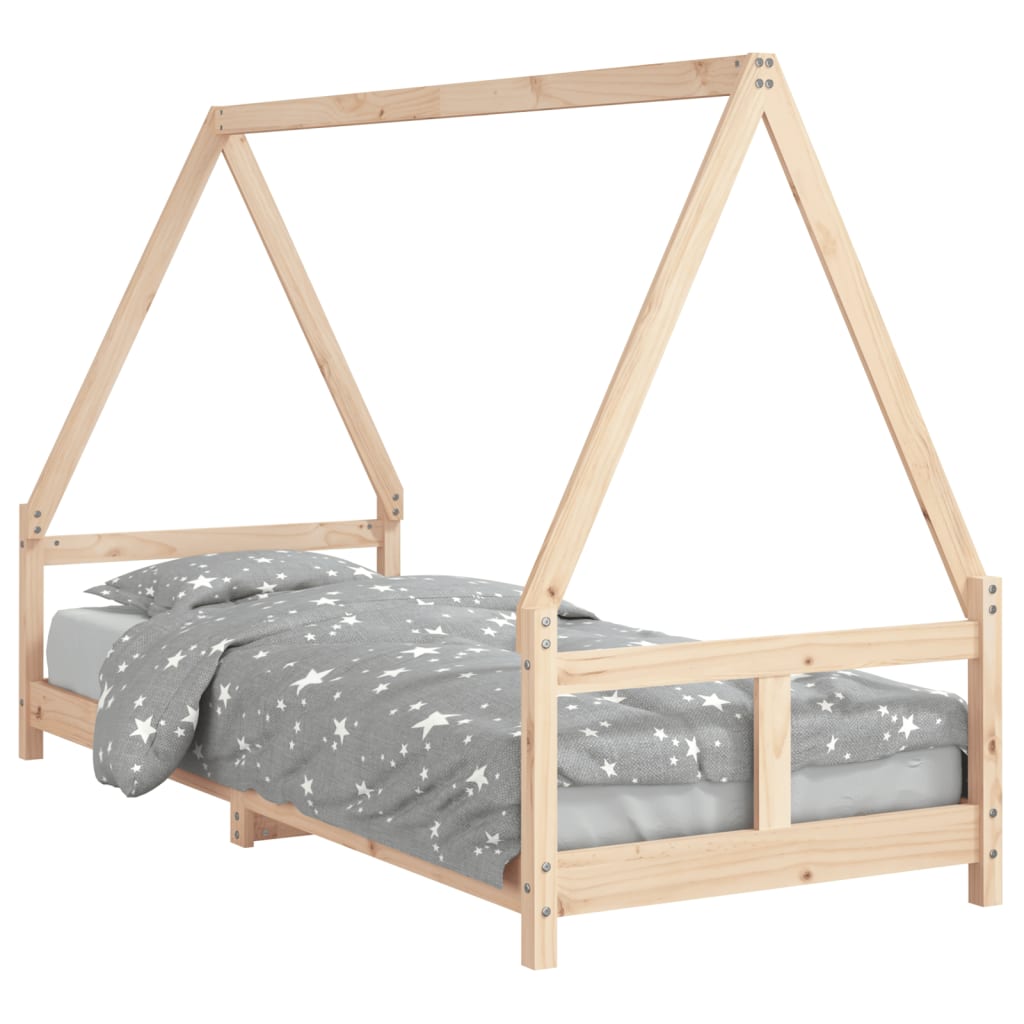 Children's bed 80x200 cm solid pine wood