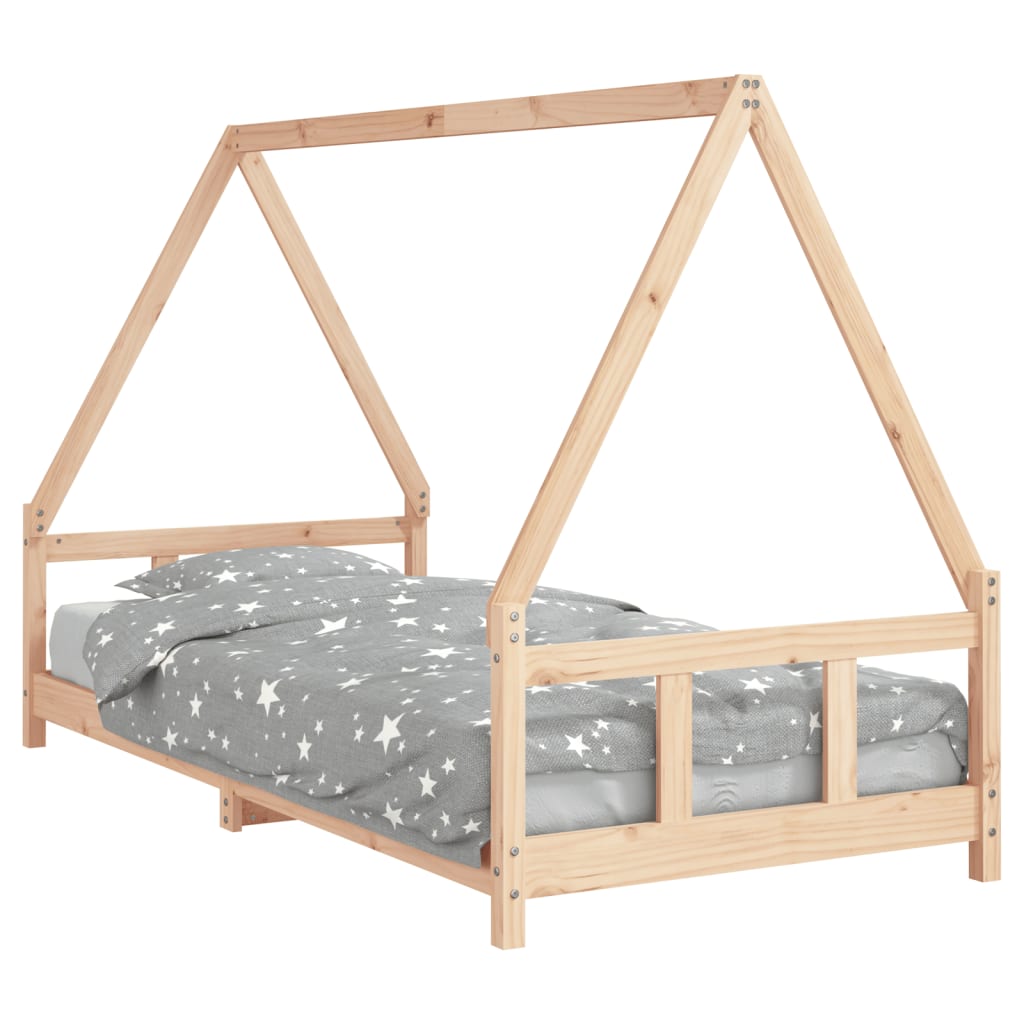 Children's bed 90x200 cm solid pine wood