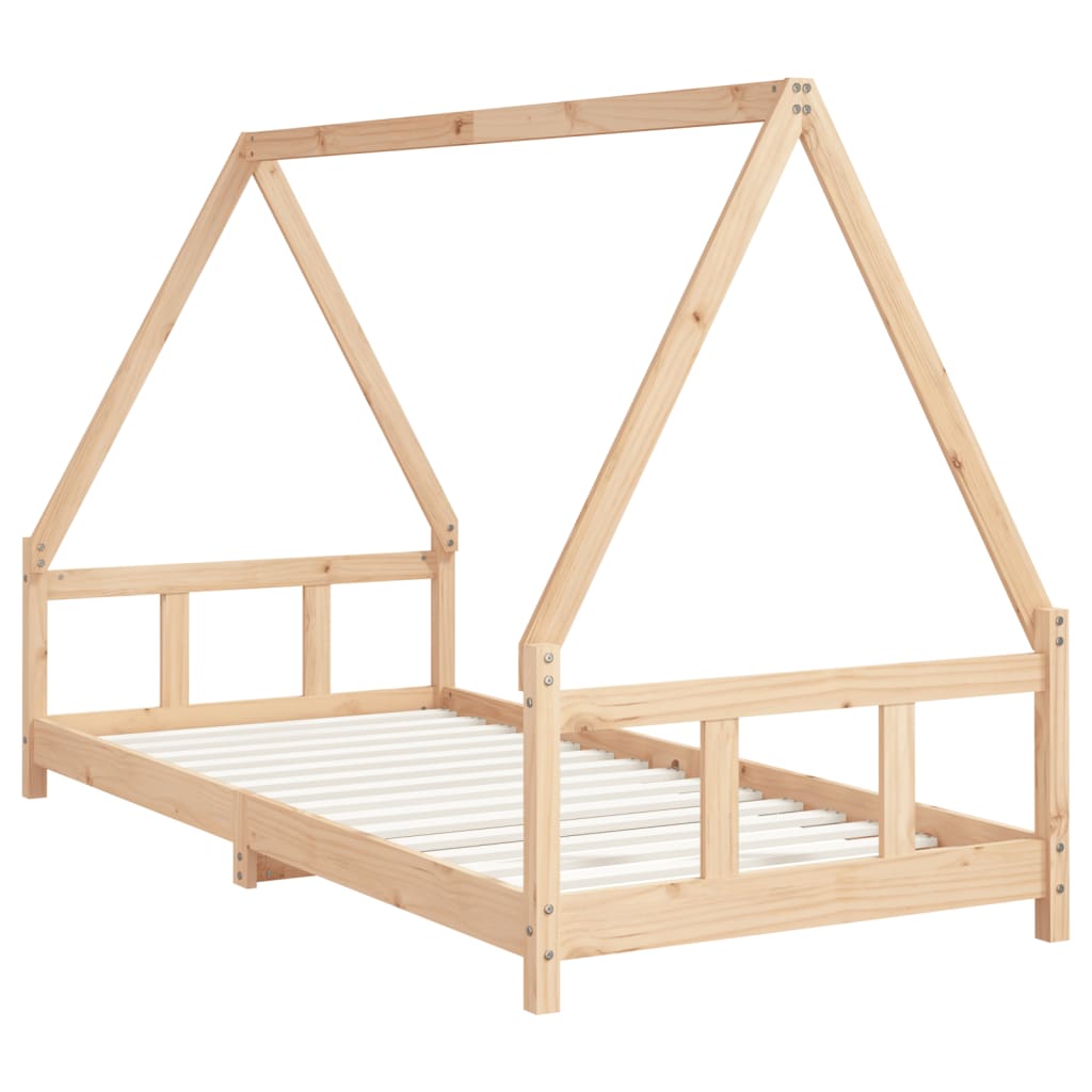 Children's bed 90x200 cm solid pine wood