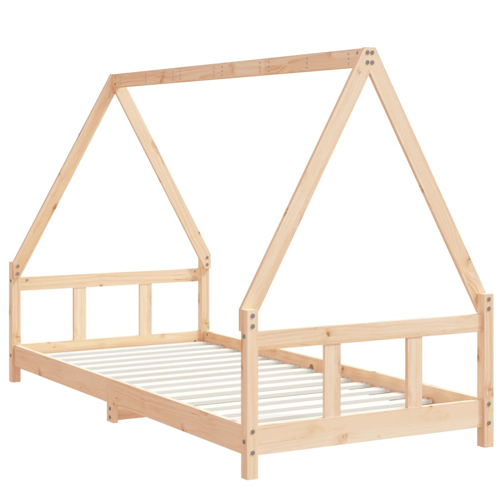 Children's bed 90x200 cm solid pine wood