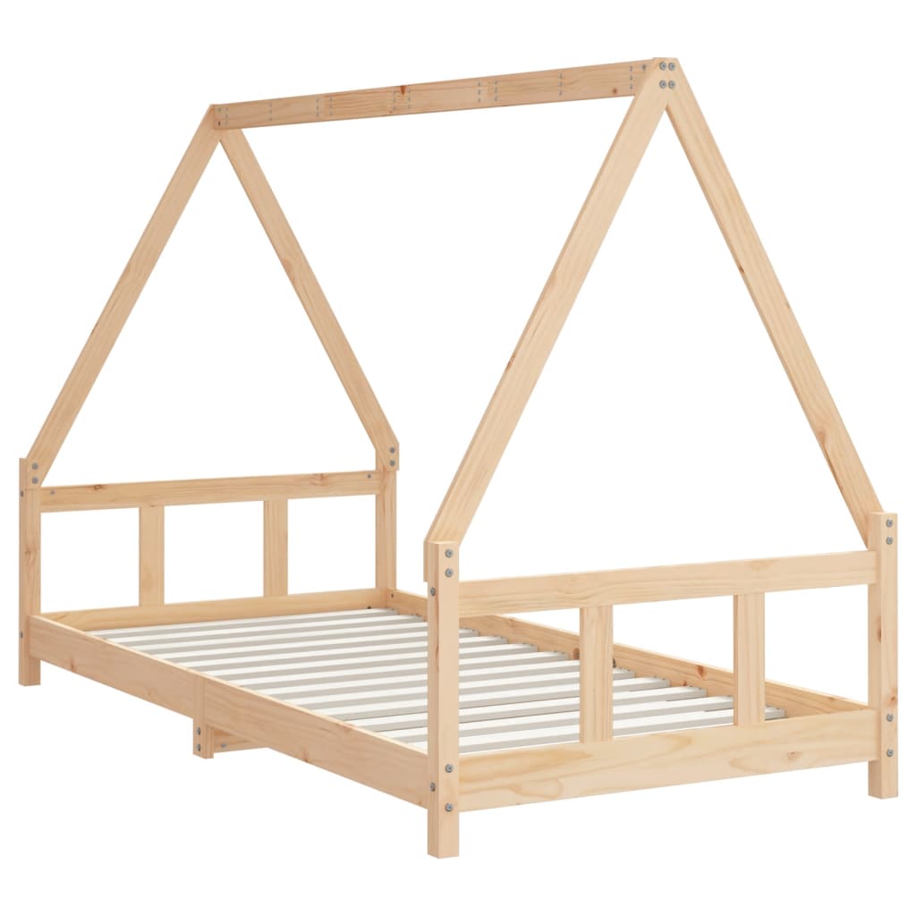 Children's bed 90x190 cm solid pine wood