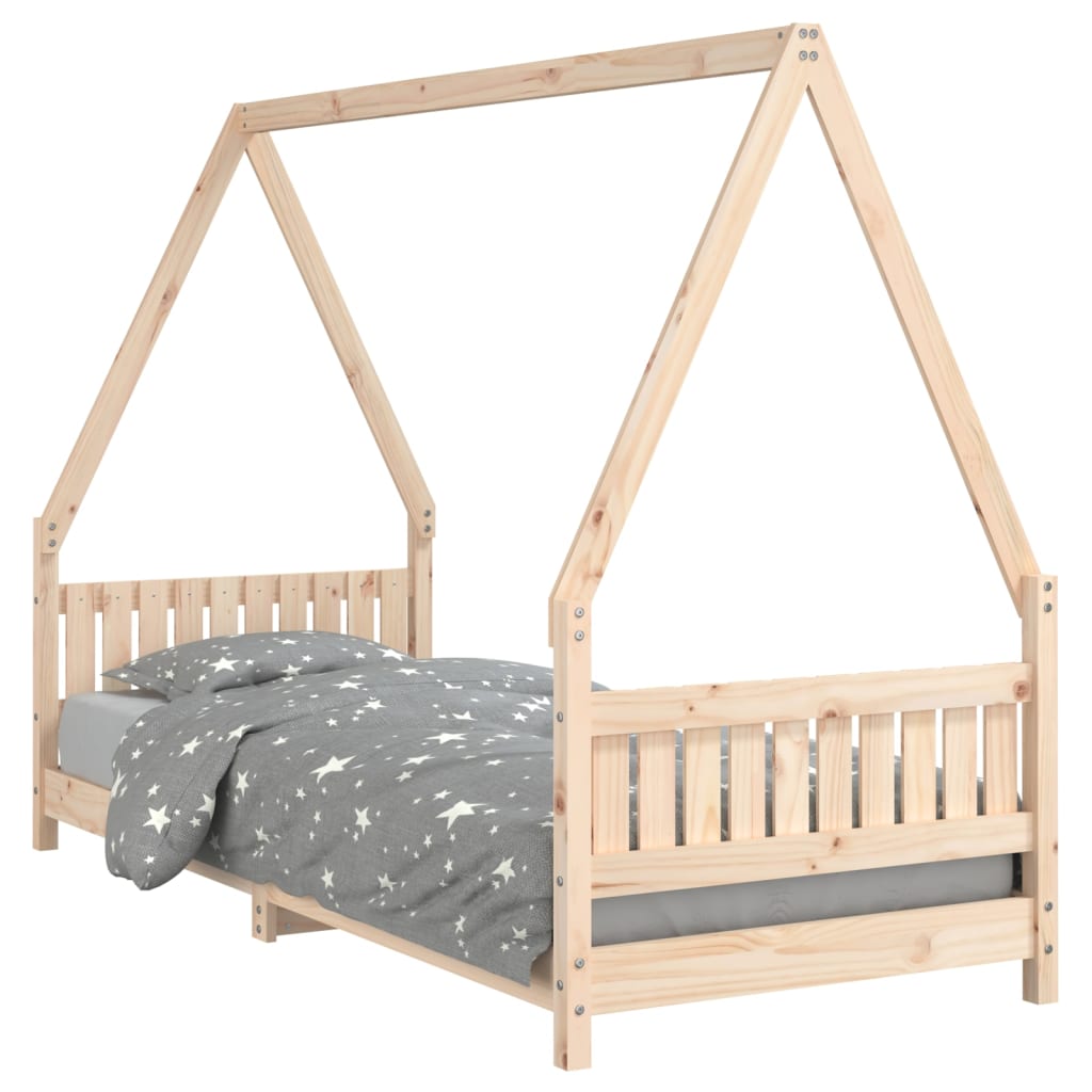 Children's bed 80x200 cm solid pine wood