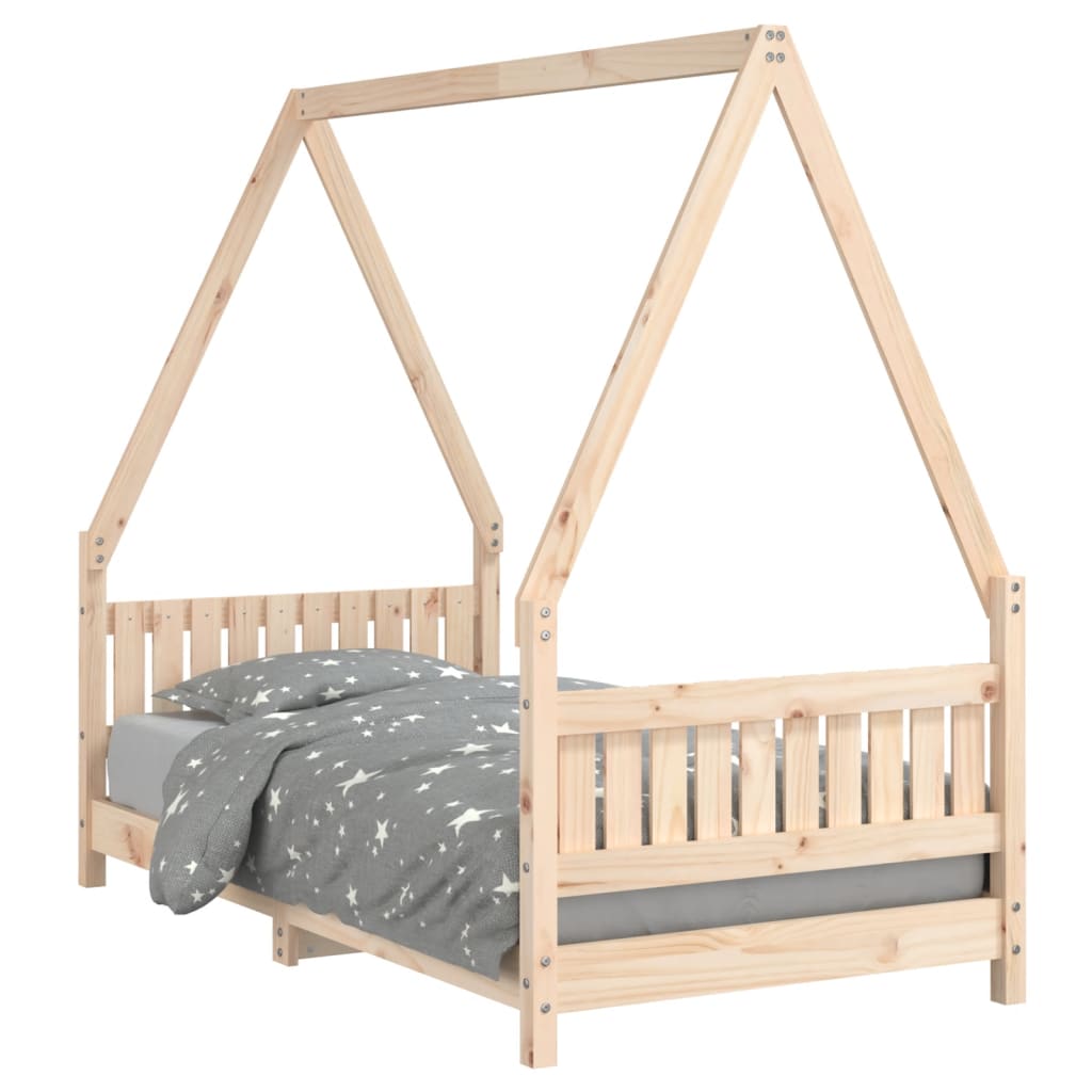 Children's bed 80x160 cm solid pine wood