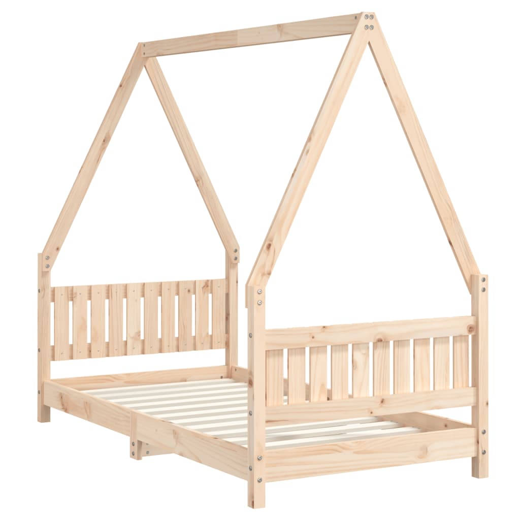 Children's bed 80x160 cm solid pine wood