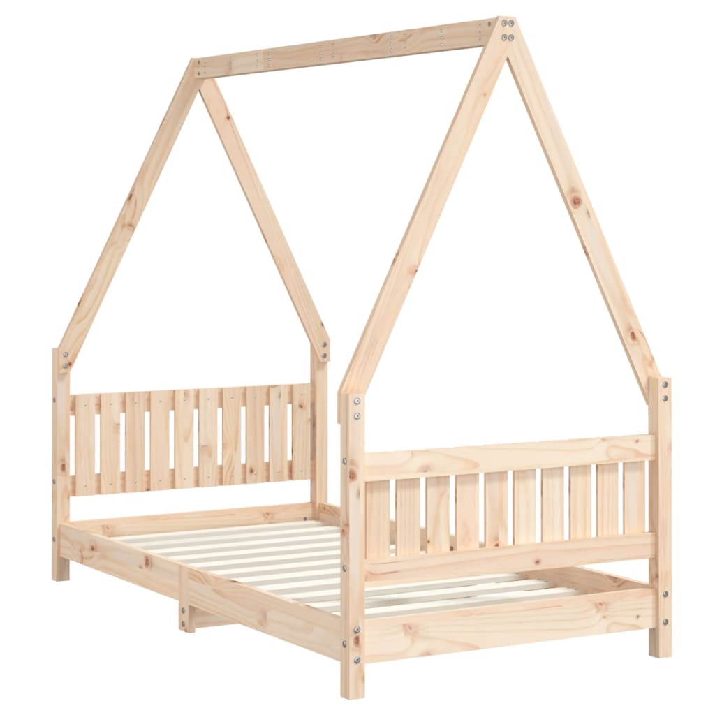 Children's bed 80x160 cm solid pine wood