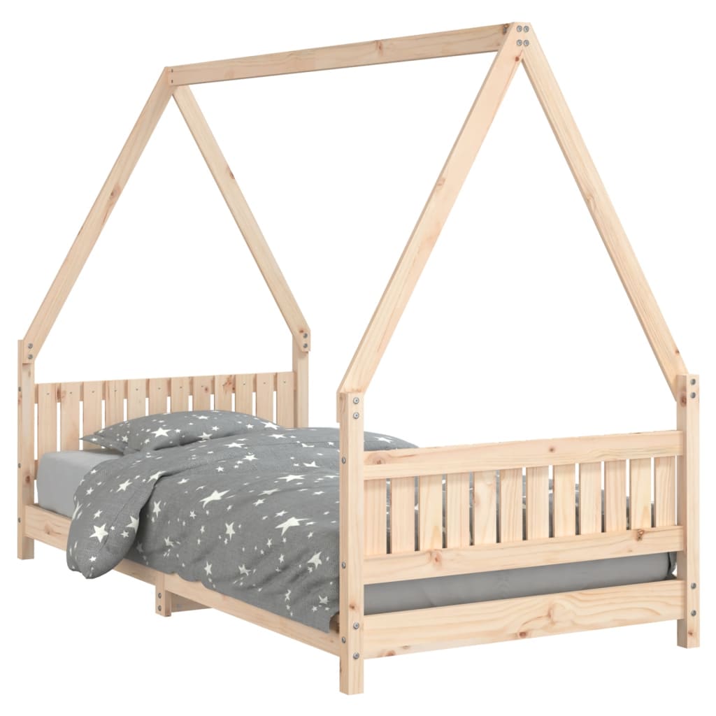 Children's bed 90x190 cm solid pine wood