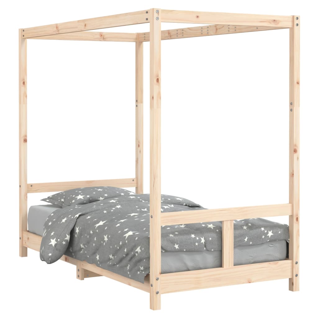 Children's bed 80x160 cm solid pine wood