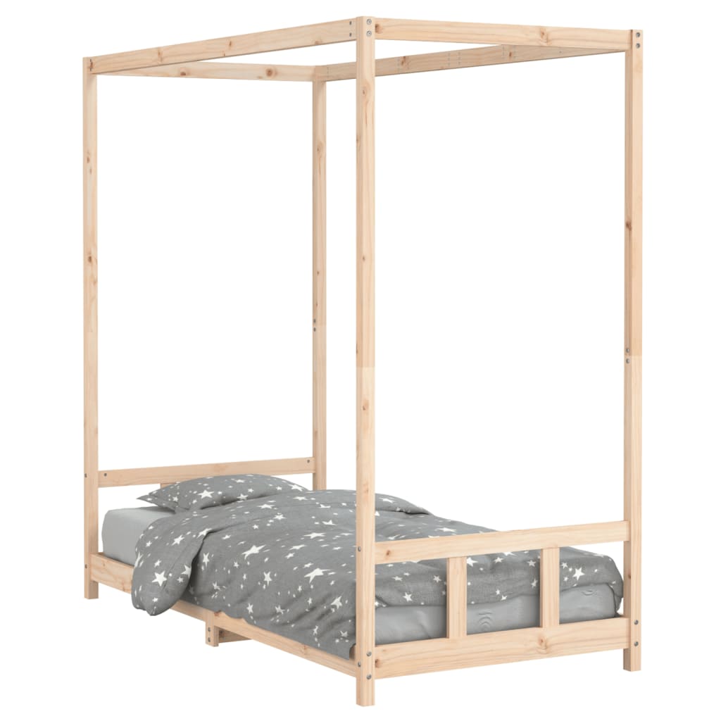 Children's bed 90x190 cm solid pine wood