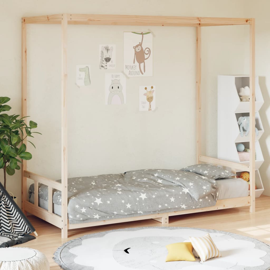 Children's bed 90x190 cm solid pine wood