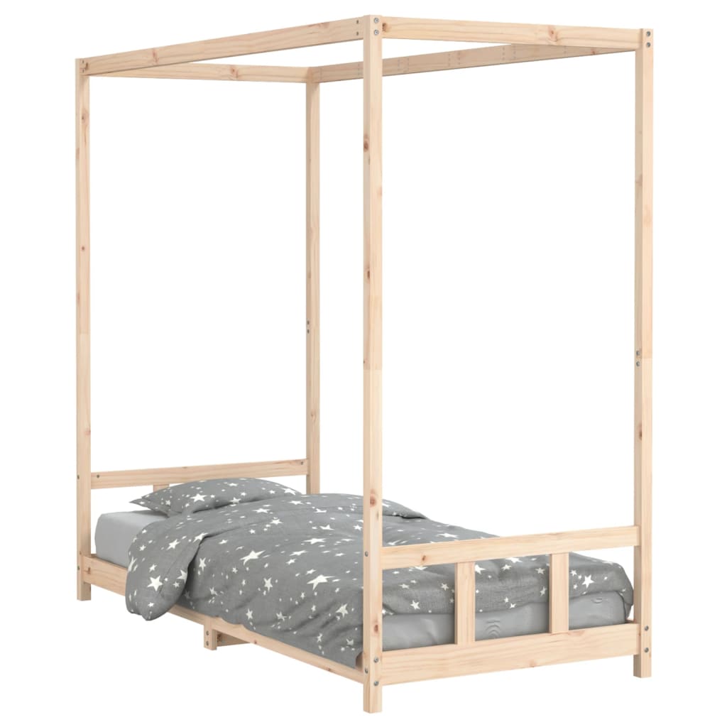 Children's bed 90x200 cm solid pine wood