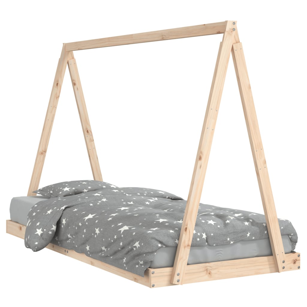 Children's bed 90x200 cm solid pine wood