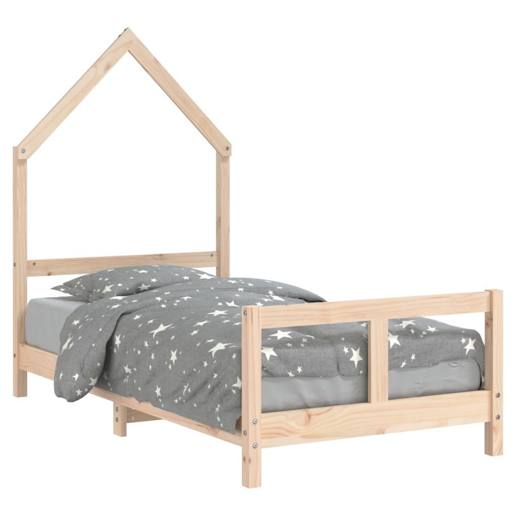 Children's bed 80x160 cm solid pine wood