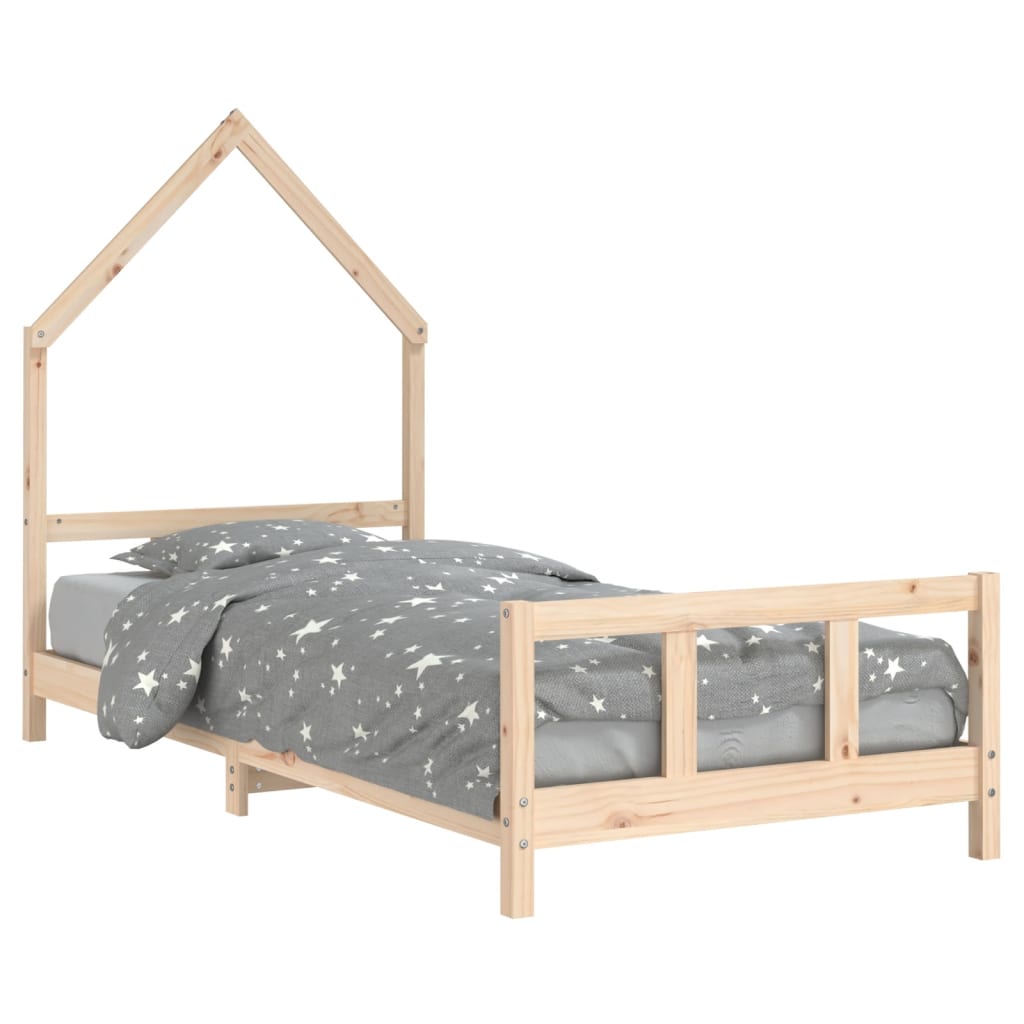 Children's bed 90x190 cm solid pine wood