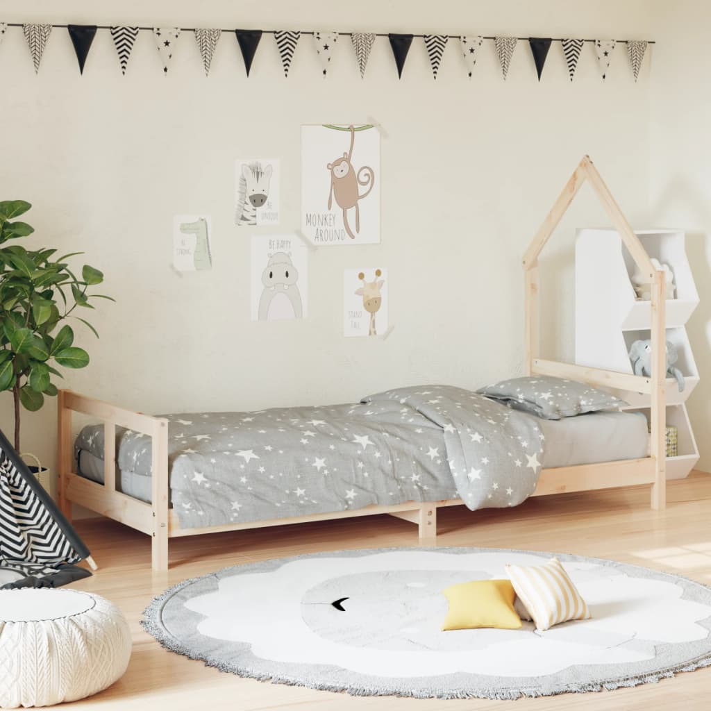 Children's bed 80x200 cm solid pine wood